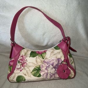 (SOLD) - Fossil Floral Canvas Bag
